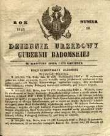 Dziennik Urzędowy Gubernii Radomskiej, 1846, nr 50