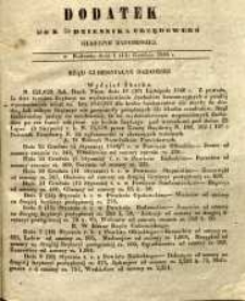 Dziennik Urzędowy Gubernii Radomskiej, 1846, nr 50, dod.