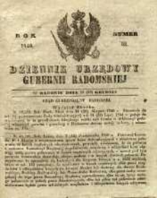Dziennik Urzędowy Gubernii Radomskiej, 1846, nr 52