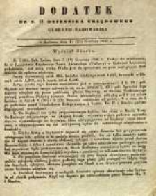 Dziennik Urzędowy Gubernii Radomskiej, 1846, nr 52, dod.
