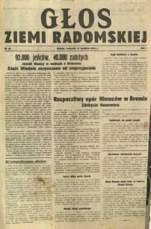 Głos Ziemi Radomskiej, 1945, R. 1, nr 55