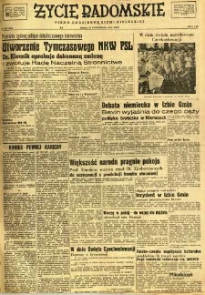 Życie Radomskie, 1947, nr 240
