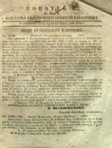 Dziennik Urzędowy Gubernii Radomskiej, 1847, nr 7, dod. II