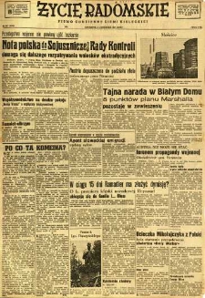 Życie Radomskie, 1947, nr 247