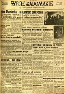 Życie Radomskie, 1947, nr 250