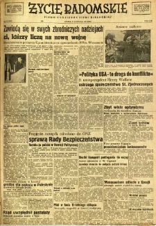 Życie Radomskie, 1947, nr 252