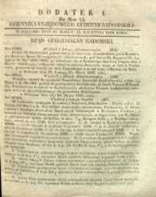 Dziennik Urzędowy Gubernii Radomskiej, 1847, nr 15, dod. I