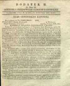 Dziennik Urzędowy Gubernii Radomskiej, 1847, nr 15, dod. II