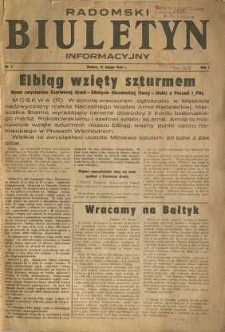 Radomski Biuletyn Informacyjny, 1945, R. 1, nr 5