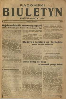 Radomski Biuletyn Informacyjny, 1945, R. 1, nr 10