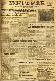 Życie Radomskie, 1947, nr 269