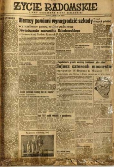 Życie Radomskie, 1947, nr 1
