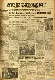 Życie Radomskie, 1947, nr 13