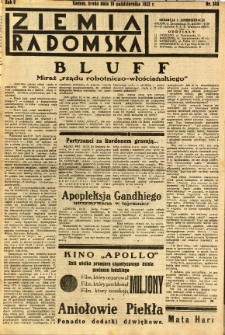 Ziemia Radomska, 1932, R. 5, nr 240