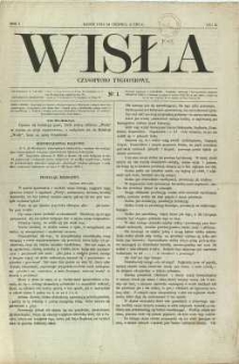 Wisła, 1871, R. 1, nr 1