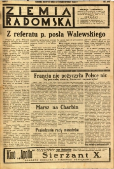 Ziemia Radomska, 1932, R. 5, nr 245