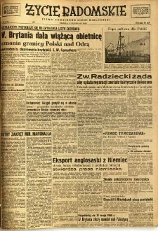 Życie Radomskie, 1947, nr 284