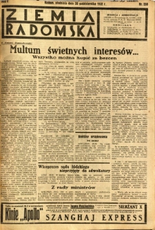 Ziemia Radomska, 1932, R. 5, nr 250
