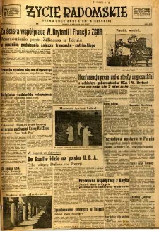 Życie Radomskie, 1947, nr 295