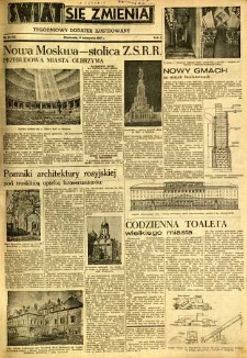 Świat się Zmienia : Tygodniowy Dodatek Ilustrowany, 1947, R. 2, nr 48