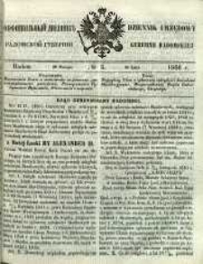 Dziennik Urzędowy Gubernii Radomskiej, 1866, nr 6