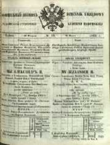 Dziennik Urzędowy Gubernii Radomskiej, 1866, nr 10
