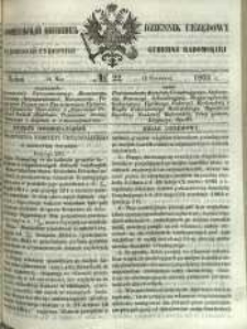 Dziennik Urzędowy Gubernii Radomskiej, 1866, nr 22