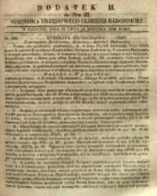 Dziennik Urzędowy Gubernii Radomskiej, 1848, nr 32, dod. II