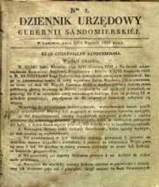 Dziennik Urzędowy Gubernii Sandomierskiej, 1838, nr 2