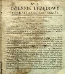Dziennik Urzędowy Gubernii Sandomierskiej, 1838, nr 3