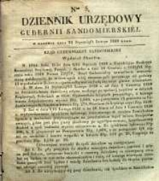 Dziennik Urzędowy Gubernii Sandomierskiej, 1838, nr 5