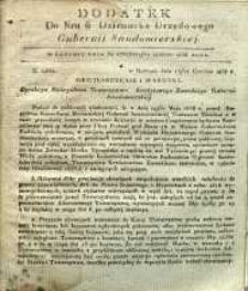 Dziennik Urzędowy Gubernii Sandomierskiej, 1838, nr 6, dod.