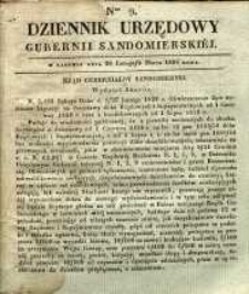 Dziennik Urzędowy Gubernii Sandomierskiej, 1838, nr 9