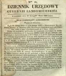 Dziennik Urzędowy Gubernii Sandomierskiej, 1838, nr 10