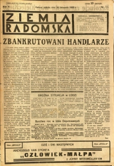 Ziemia Radomska, 1932, R. 5, nr 272