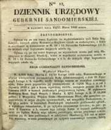 Dziennik Urzędowy Gubernii Sandomierskiej, 1838, nr 12