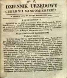 Dziennik Urzędowy Gubernii Sandomierskiej, 1838, nr 13