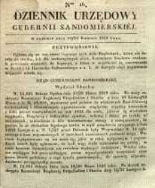 Dziennik Urzędowy Gubernii Sandomierskiej, 1838, nr 16