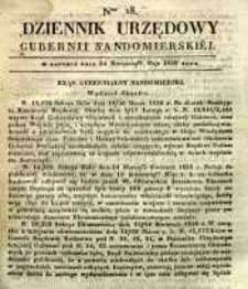 Dziennik Urzędowy Gubernii Sandomierskiej, 1838, nr 18