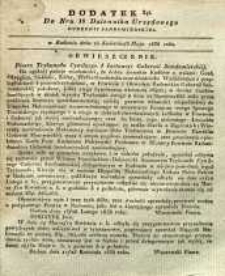 Dziennik Urzędowy Gubernii Sandomierskiej, 1838, nr 18, dod. II