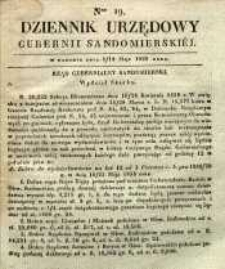 Dziennik Urzędowy Gubernii Sandomierskiej, 1838, nr 19