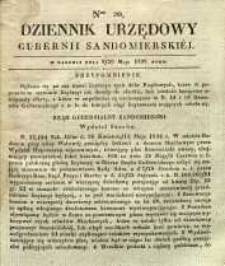 Dziennik Urzędowy Gubernii Sandomierskiej, 1838, nr 20