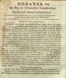 Dziennik Urzędowy Gubernii Sandomierskiej, 1838, nr 20, dod. I