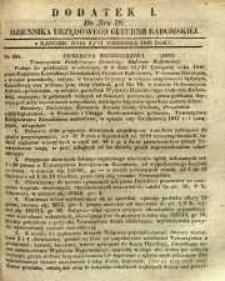 Dziennik Urzędowy Gubernii Radomskiej, 1848, nr 38, dod. I