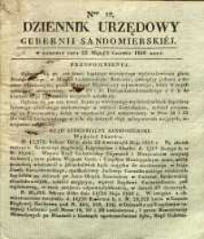 Dziennik Urzędowy Gubernii Sandomierskiej, 1838, nr 22