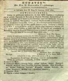 Dziennik Urzędowy Gubernii Sandomierskiej, 1838, nr 22, dod. II