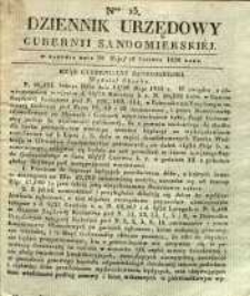 Dziennik Urzędowy Gubernii Sandomierskiej, 1838, nr 23