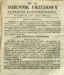 Dziennik Urzędowy Gubernii Sandomierskiej, 1838, nr 24