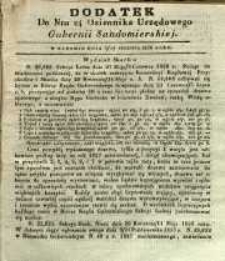 Dziennik Urzędowy Gubernii Sandomierskiej, 1838, nr 24, dod.