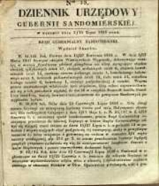 Dziennik Urzędowy Gubernii Sandomierskiej, 1838, nr 28